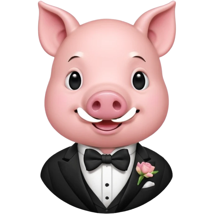 Groom pig emoji