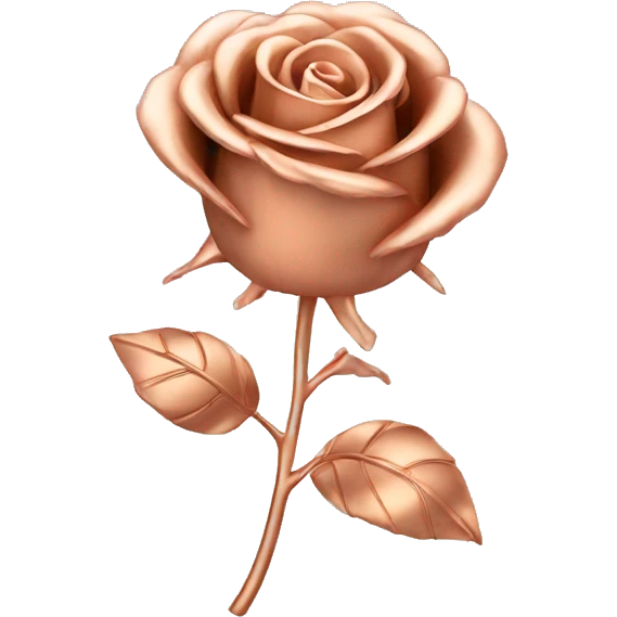 Rose gold emoji