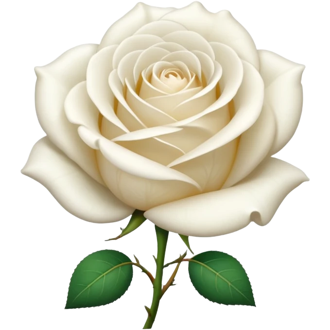 Rosa blanca emoji