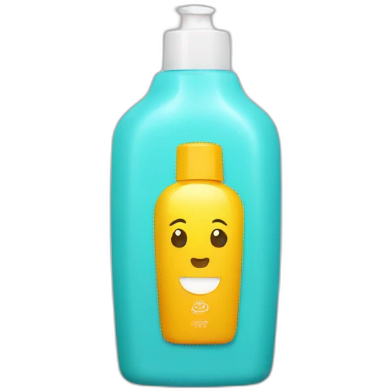 Sunscreen bottle emoji