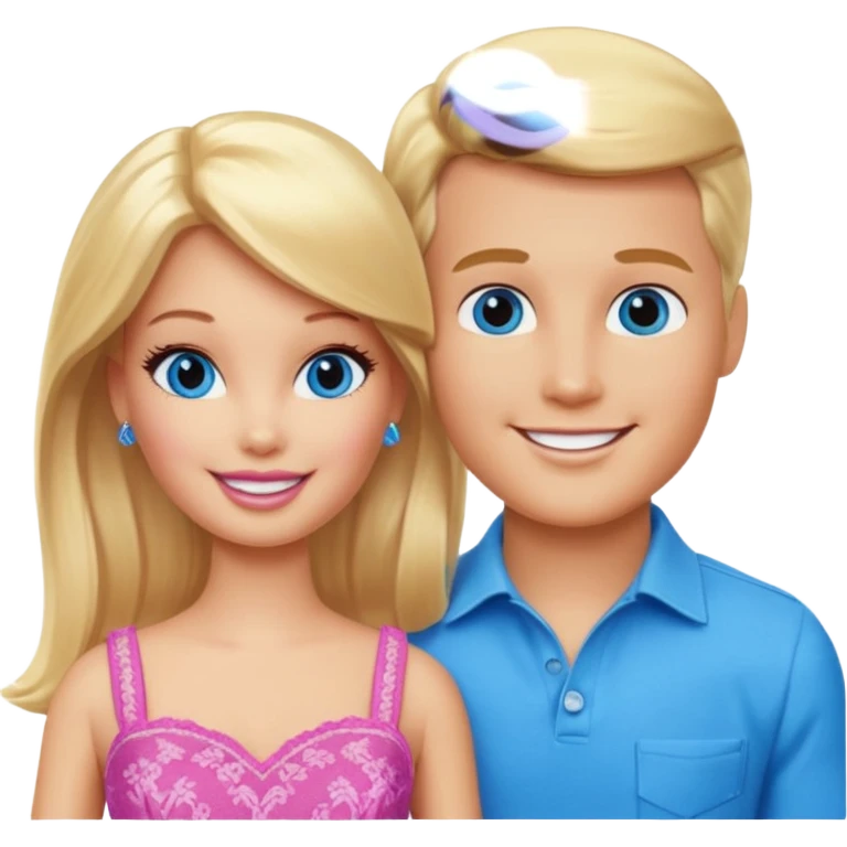 Barbie with Ken  emoji