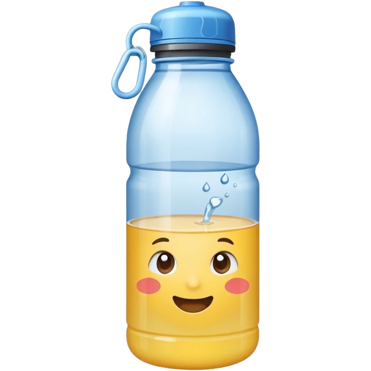 Water bottle emoji