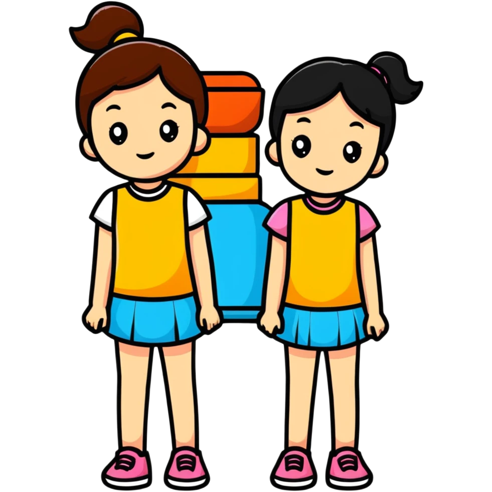 two girls  emoji