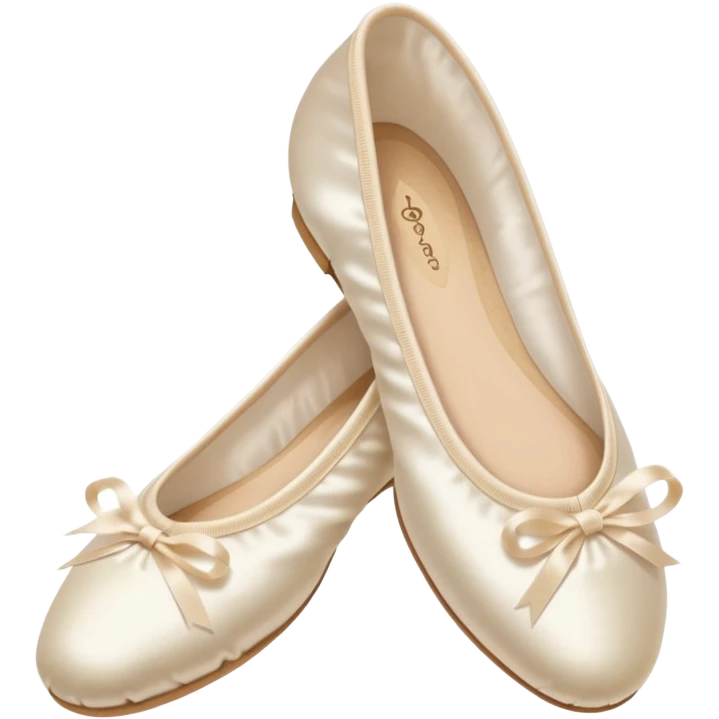 Full Ivory ballet shoes emoji