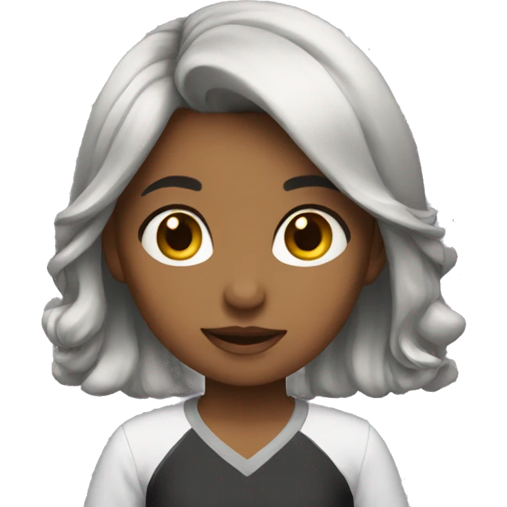 New Year's girl emoji