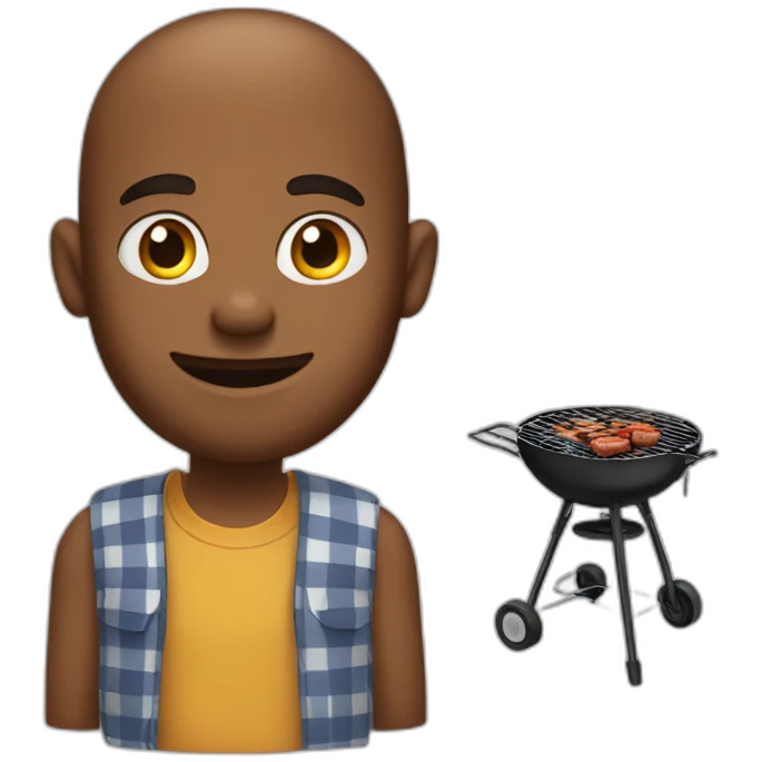 The barbecue of Remy emoji