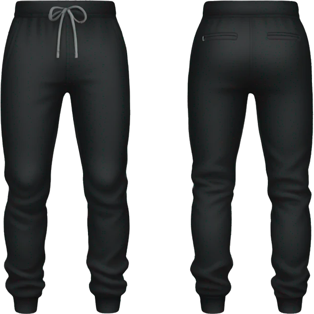 black sweat pants no person emoji