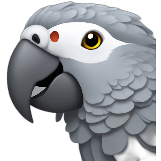 African-gray-parrot emoji
