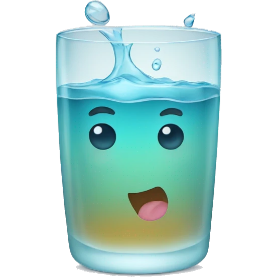glass water emoji
