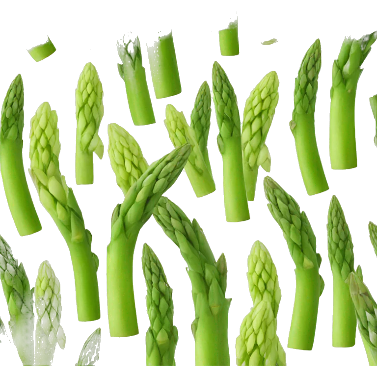 Asparagus but light them like birthday candles emoji