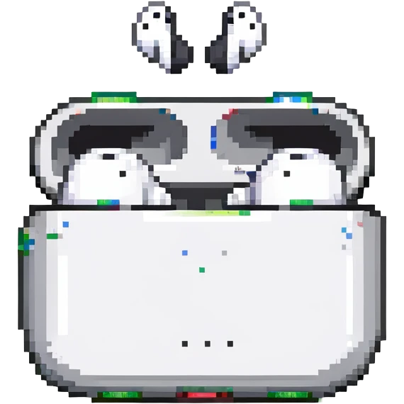Apple AirPods wireless earbuds emoji