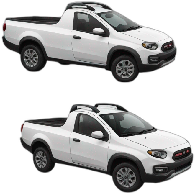 white-fiat-strada-fast emoji