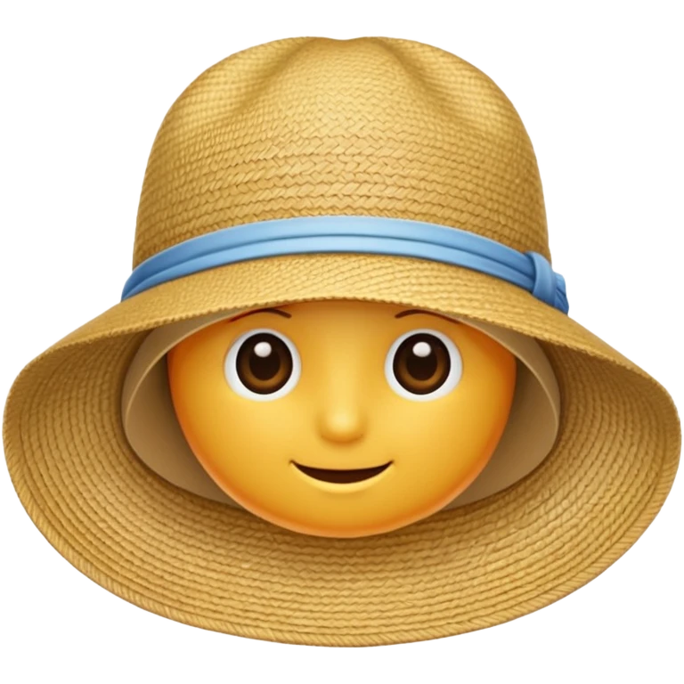 sun hat emoji