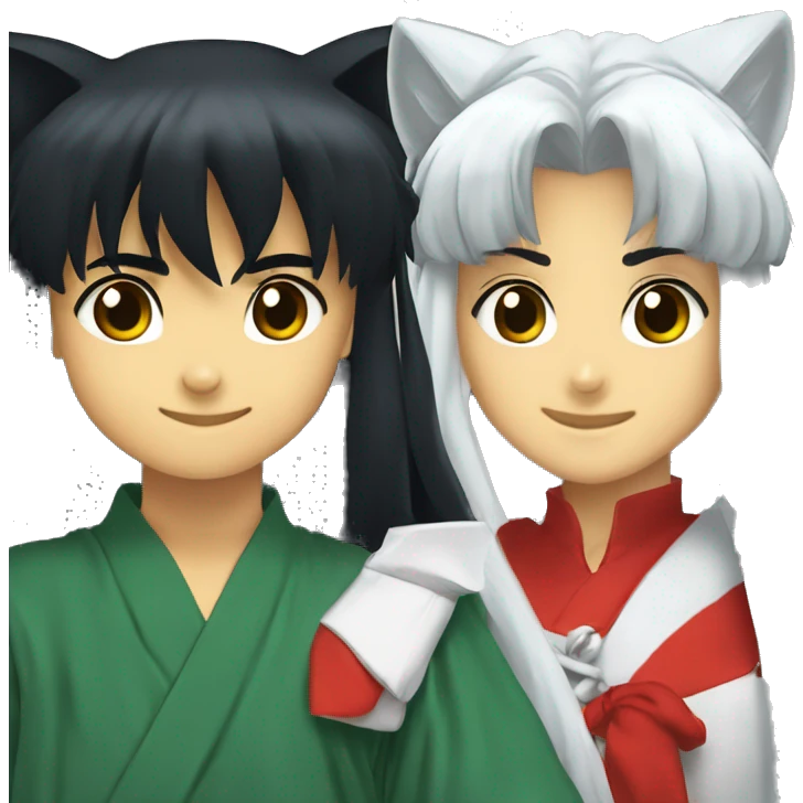 Inuyasha and Kagome emoji