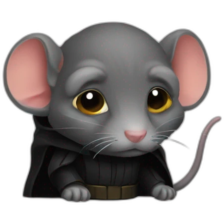 A sith lord rat emoji