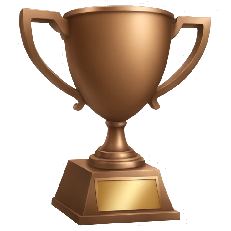 bronze trophy emoji