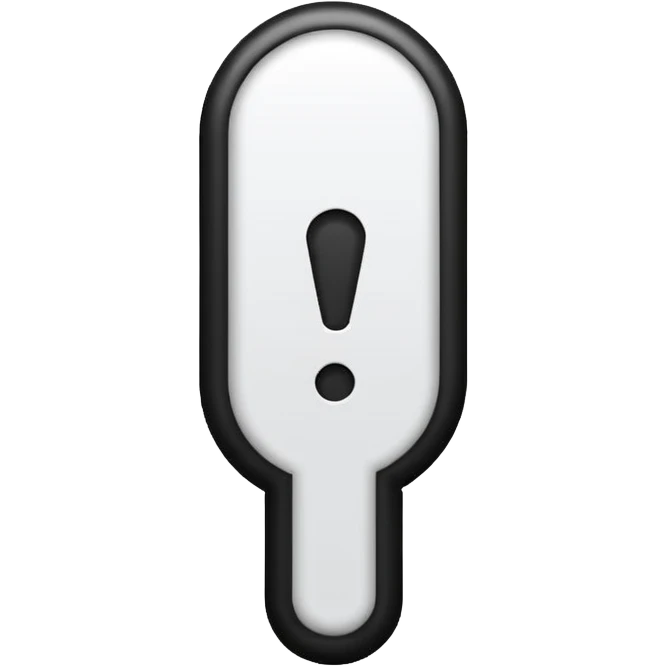 white exclamation mark emoji