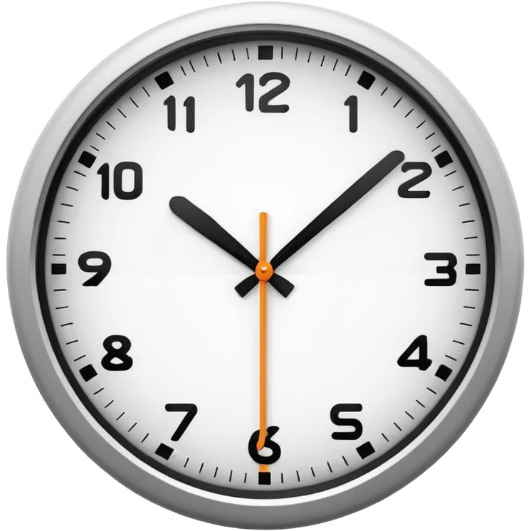 mac os icon clock braun emoji