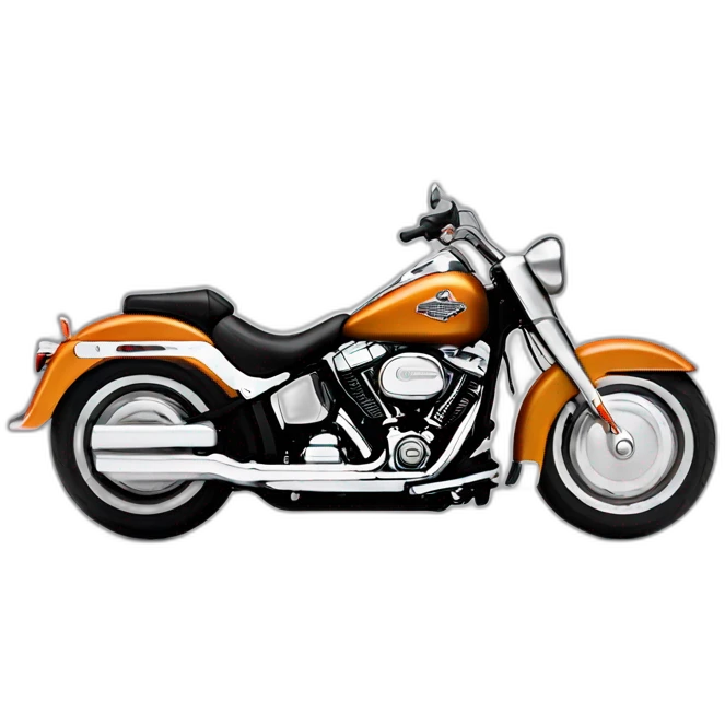 harley davidson fat boy emoji