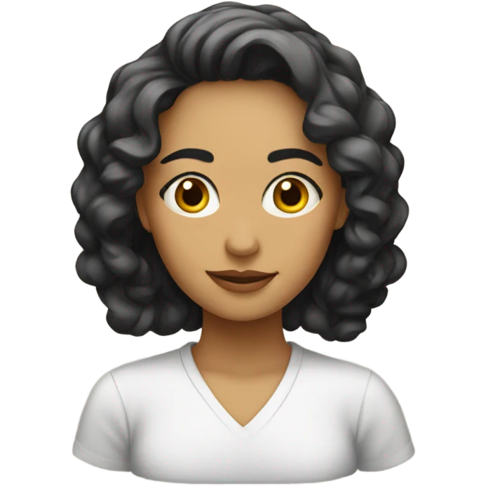 Mujer lacia emoji