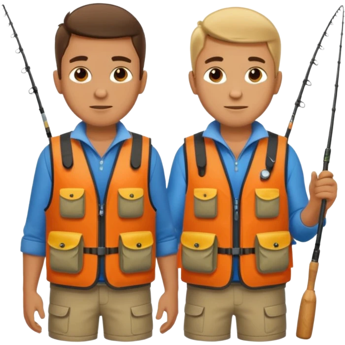 two brothers fishing emoji