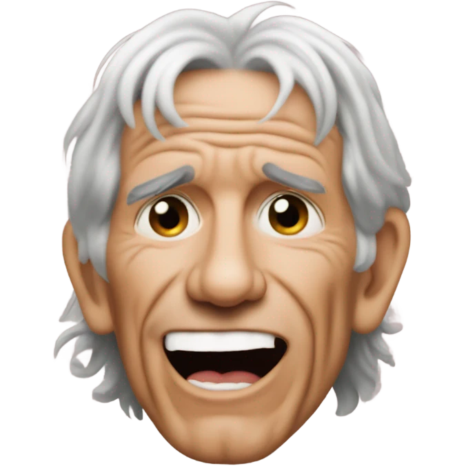 Keith Richards blush emoji