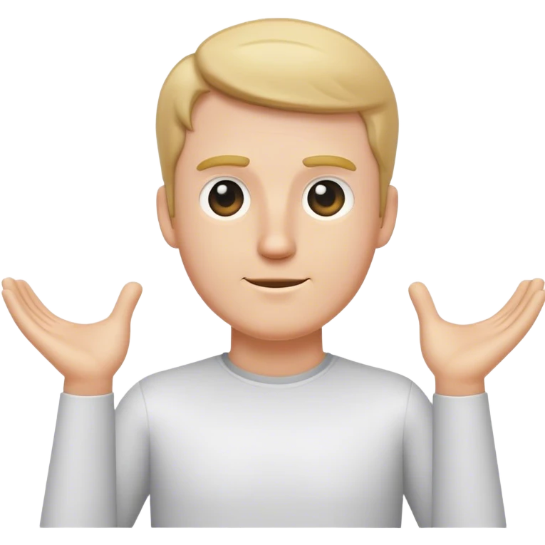 T-pose white guy emoji