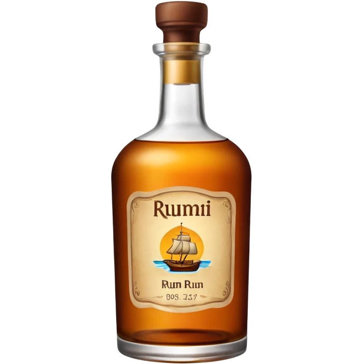 rum bottle emoji