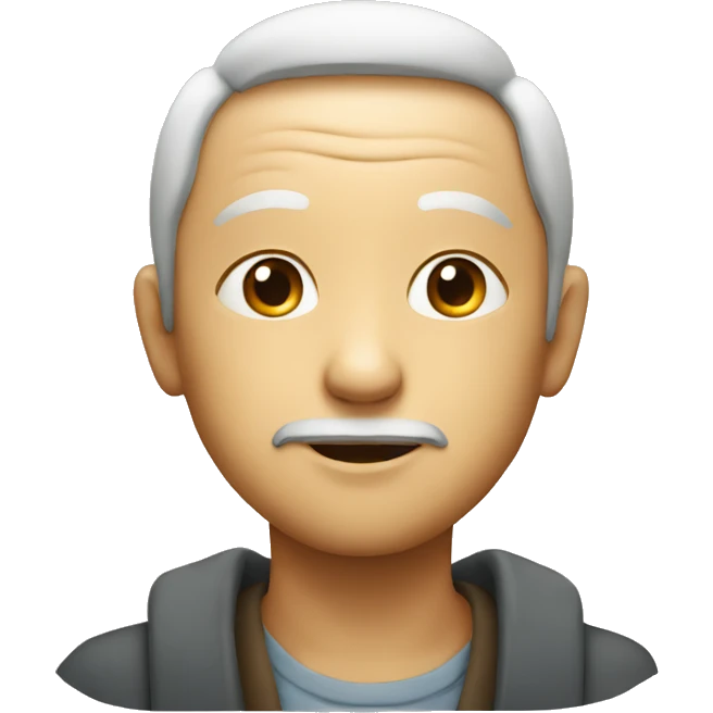 two people, young child and old man,  emoji