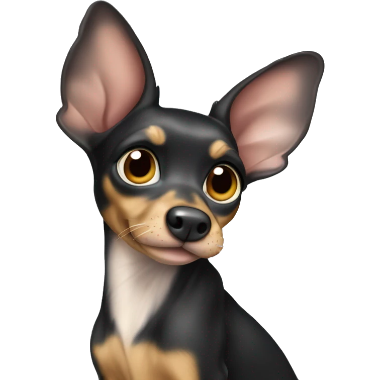 prague ratter black merle emoji