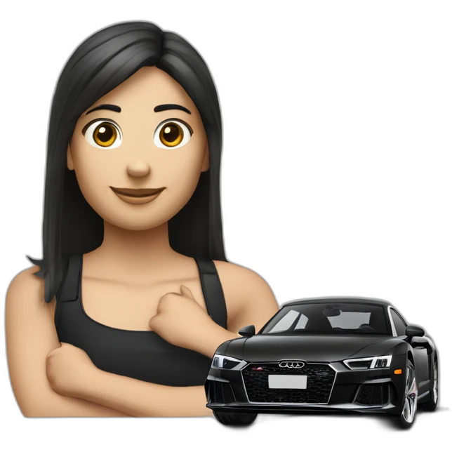 Audi r6 2023 black emoji