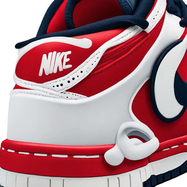 Nike Dunk Low Red/White/Obsidian emoji