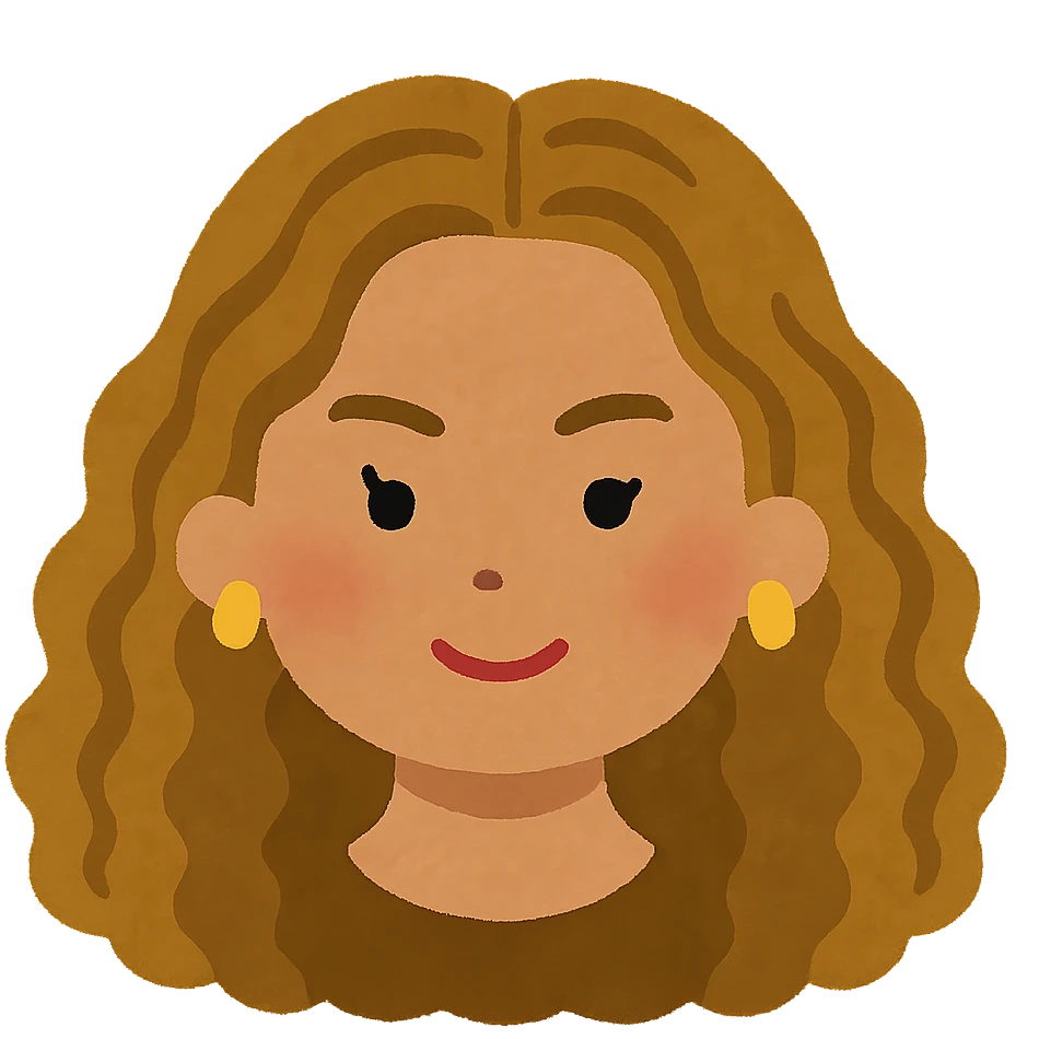 Beyonce's head only, no neck or body, in the style of Irasutoya, cute simple Japanese illustration emoji