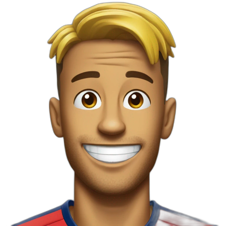 Neymar bebendo cerveja  emoji