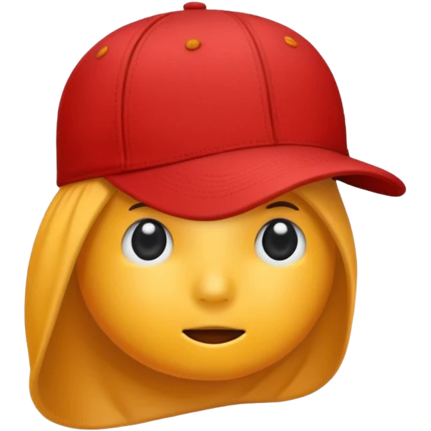 I need this emoji 🧢 changed to red emoji