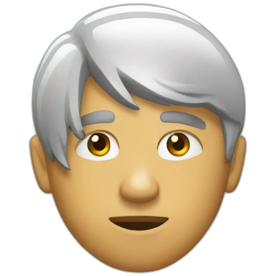 guy thinking emoji