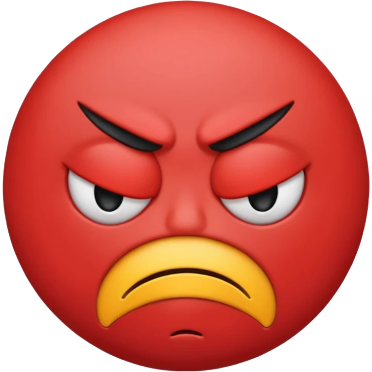 ‘Sleepy angry emoji with attitude’.” emoji