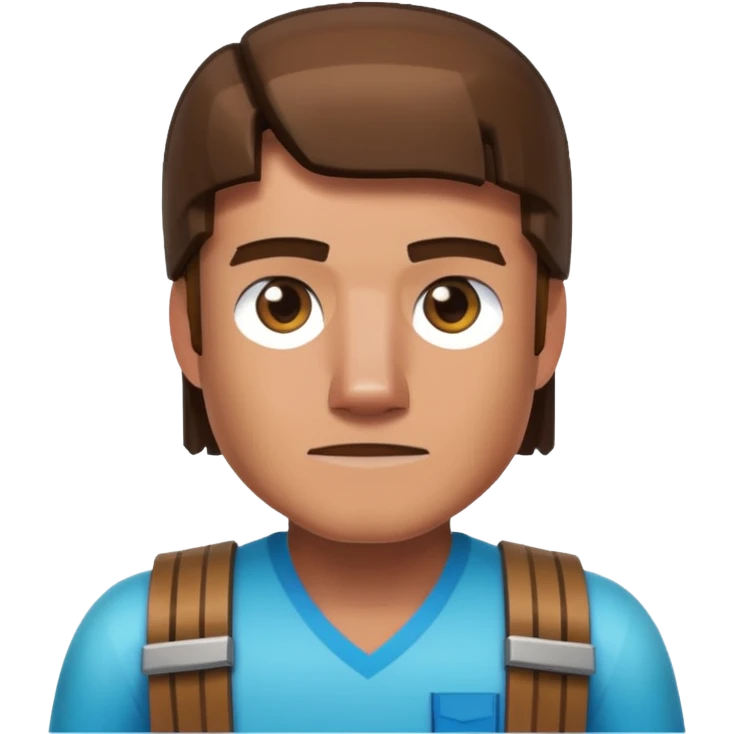 Стив из майнкрафта emoji