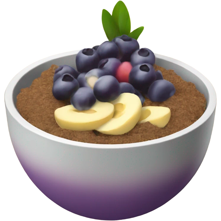 Acai bowl emoji