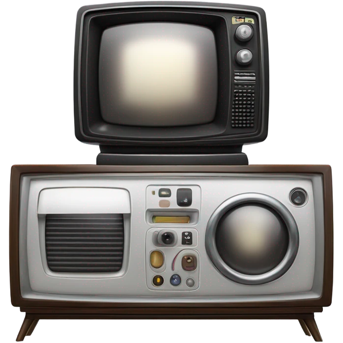 TV and remote with sparkle emoji