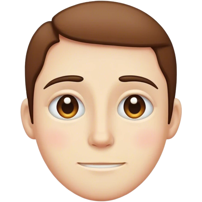 Pretending to be happy but sad emoji