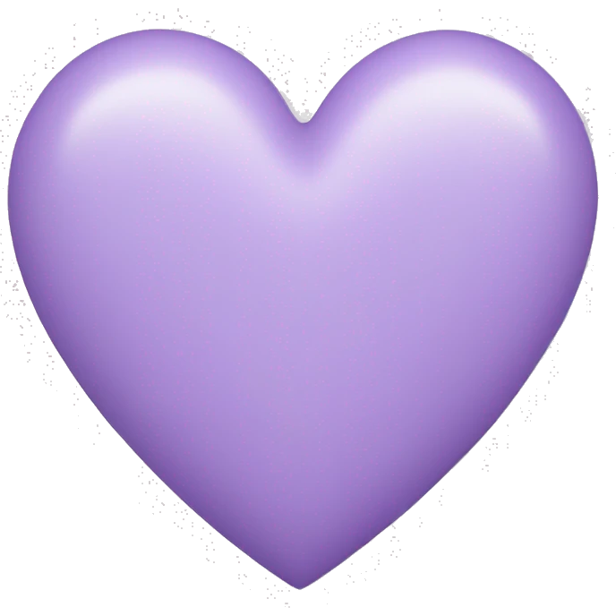 Pastel Purple Heart emoji