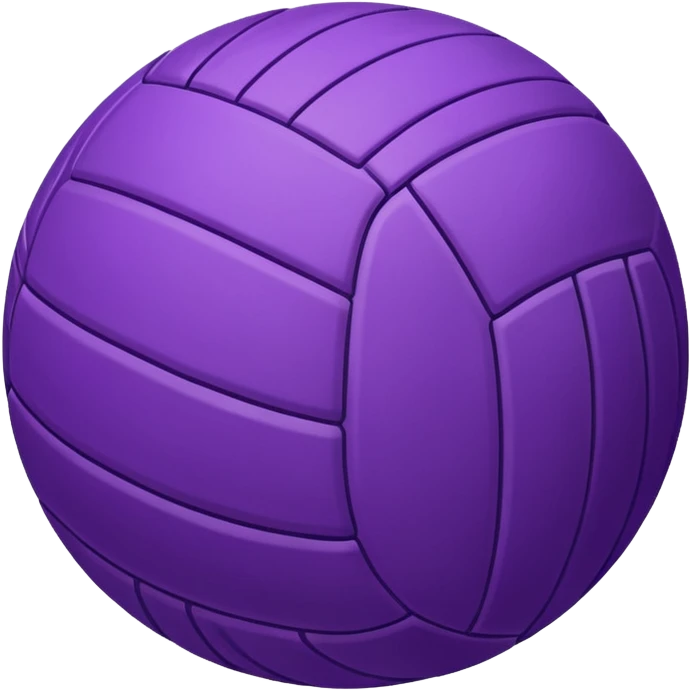 Purple Volleyball emoji