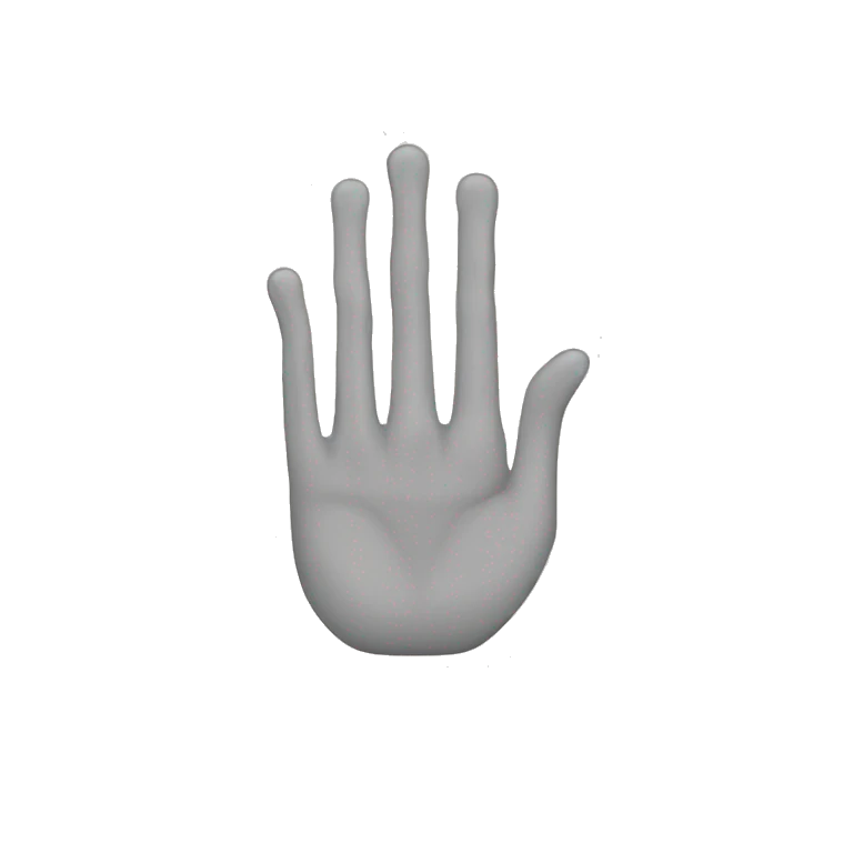 mano con el dedo anular y pulgar completamente cerrados emoji
