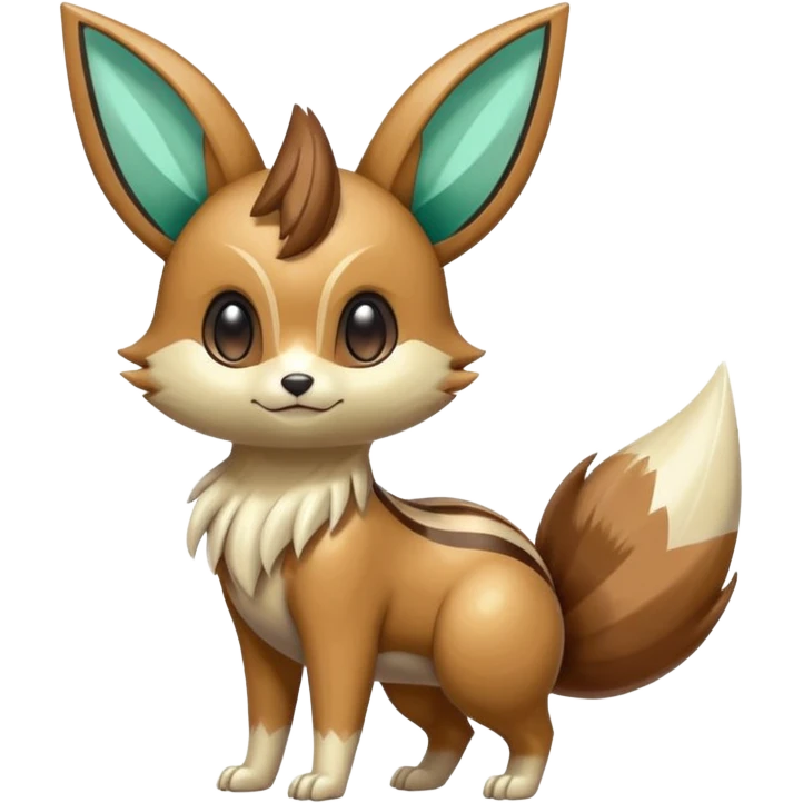 Shiny Meloetta-Eevee-Furret-Pokémon-Fakémon-creature emoji