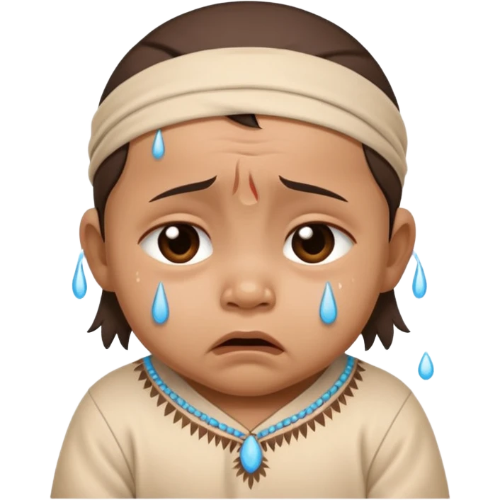 crying Indian baby emoji