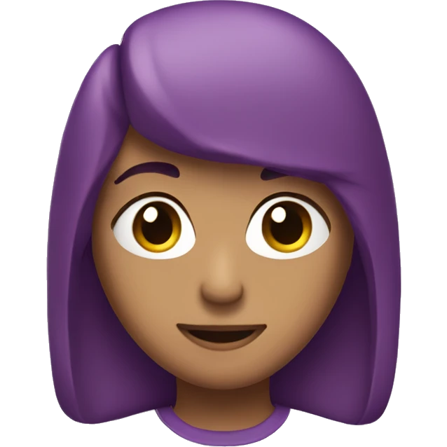 Corazón morado claro  emoji