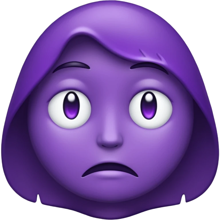 grief emoji thats dark purple
 emoji