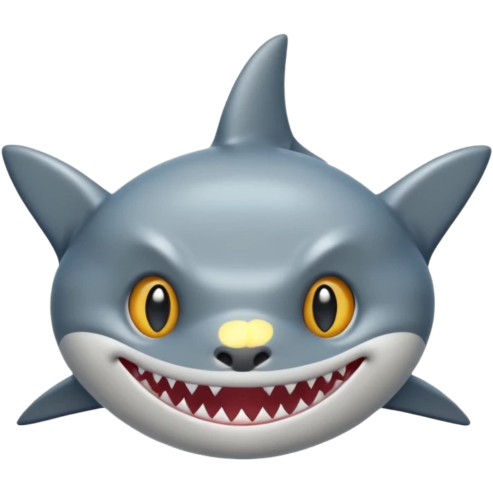 shark with a cat face emoji