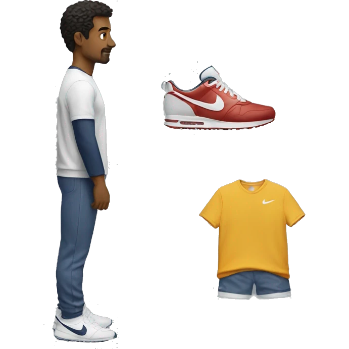 Man ropa nike emoji